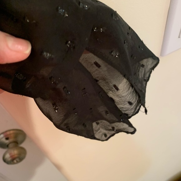 Theory silk black dress, size 8, with slip - Picture 9 of 15